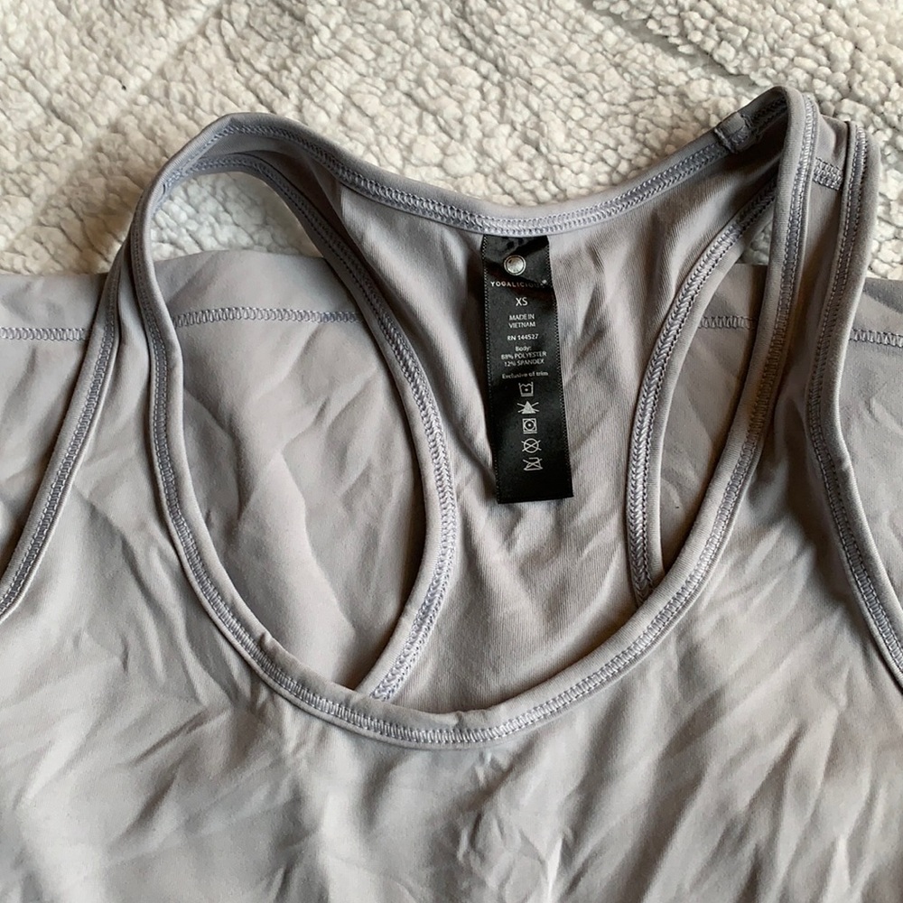 Polyester workout tank top